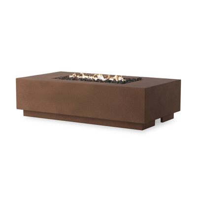 Four Hands Kenton Outdoor Fire Table - Clay Concrete - Propane
