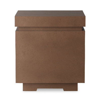 Four Hands Posen Outdoor Square Propane Enclosure - Clay Concrete
