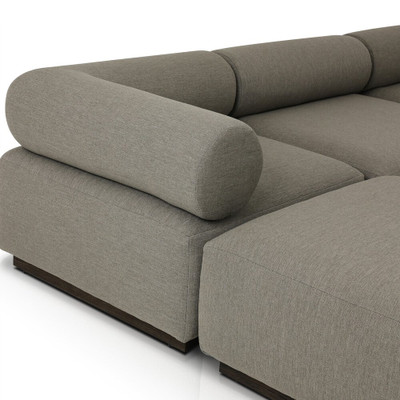 Four Hands Lenox Outdoor 4-Piece Sectional - Alessi Fawn