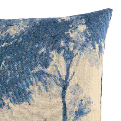 Four Hands Toile Pillow - Cover + Insert - Toile Navy 24" X 24"
