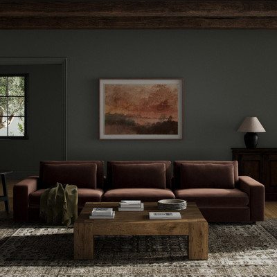 Four Hands Bloor 3-Piece Sectional - Sofa - Surrey Cocoa