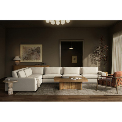 Four Hands Bloor 6-Piece Sectional - Crypton Nomad Snow