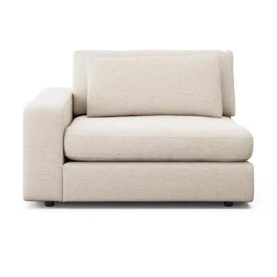 Four Hands BYO: Bloor Sectional - Laf Piece - Crypton Nomad Snow