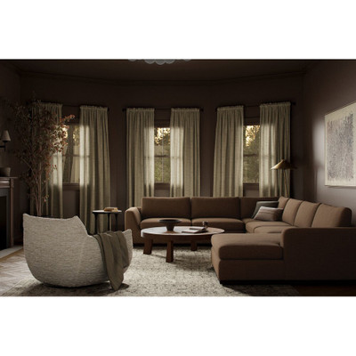 Four Hands Colt 4-Piece Sectional - Right Chaise - Crypton Nomad Mushroom