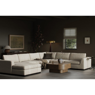 Four Hands Colt 4-Piece Sectional - Left Chaise - Savoy Parchment
