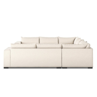 Four Hands Grant 5 Piece Sectional With Arms - 152" - Ashby Oatmeal