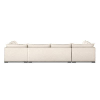 Four Hands Grant 5 Piece Sectional With Arms - 152" - Ashby Oatmeal