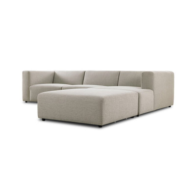 Four Hands Lawndale 3 Piece Sectional - Right Chaise + Ottoman