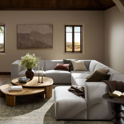 Four Hands Lawndale 6 Piece Sectional - Right Chaise