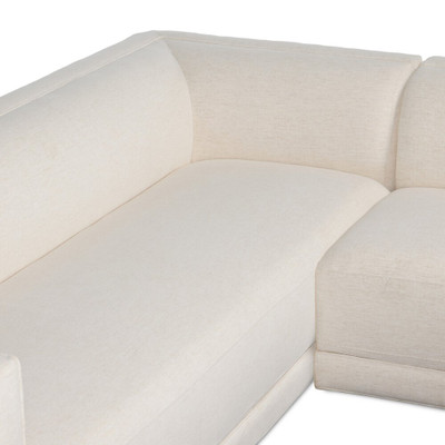 Four Hands Phillip 2-Piece Sectional - Right Arm Facing - Crypton Nomad Snow