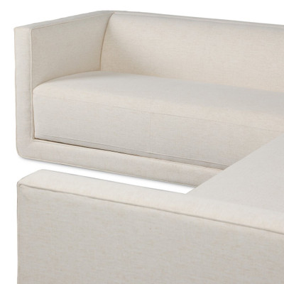 Four Hands Phillip 2-Piece Sectional - Right Arm Facing - Crypton Nomad Snow