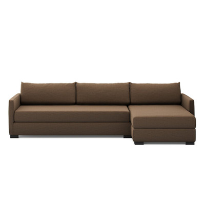 Four Hands Wickham 2-Piece Sleeper Sectional - Right Chaise - Crypton Nomad Mushroom
