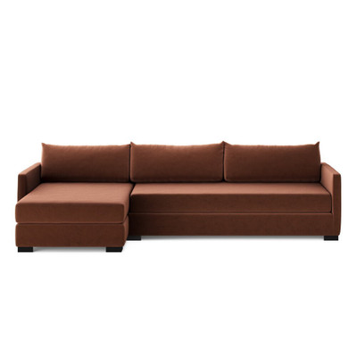Four Hands Wickham 2-Piece Sleeper Sectional - Left Chaise - Surrey Auburn
