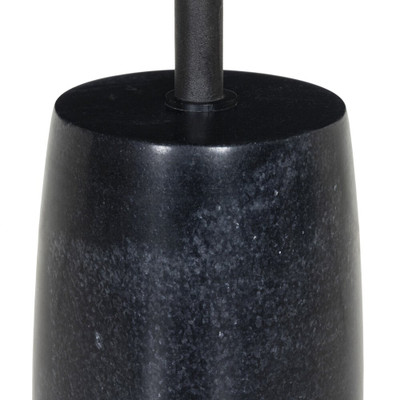 Four Hands Cronos End Table - Polished Black Marble