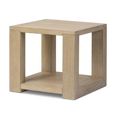 Four Hands Thomas End Table - Bleached Oak Veneer
