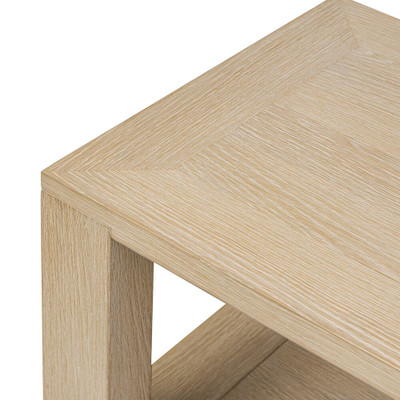 Four Hands Thomas End Table - Bleached Oak Veneer