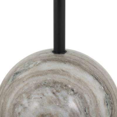 Four Hands Viola End Table - Antique White Marble