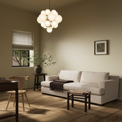 Four Hands Crispin Sofa - 96" - Crypton Nomad Marshmallow