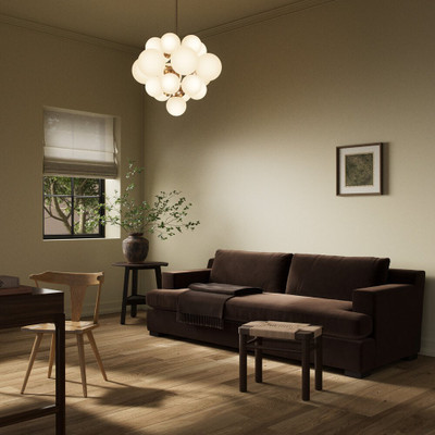 Four Hands Crispin Sofa - 96" - Surrey Cocoa