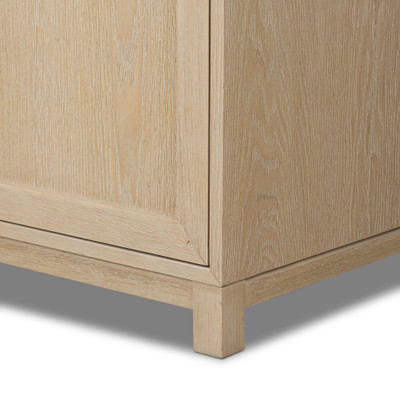 Four Hands Millie Double Vanity - Satin Bleached Parawood