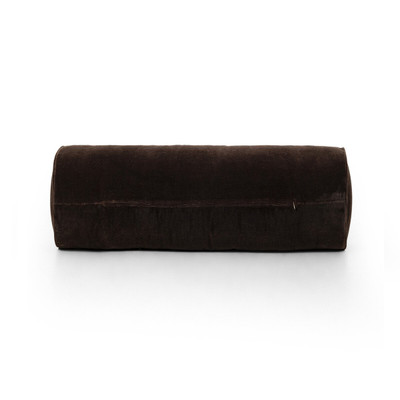 Four Hands Bridger Bolster Pillow - Monte Chocolate - 20"x8"