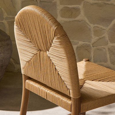 Four Hands Abilene Outdoor Dining Chair - Fine Textured Natural