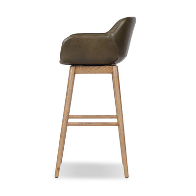 Four Hands Hannah Swivel Bar Stool - Dulane Moss
