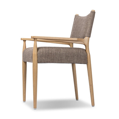 Four Hands Jayla Dining Armchair - Saxon Mink (Closeout)