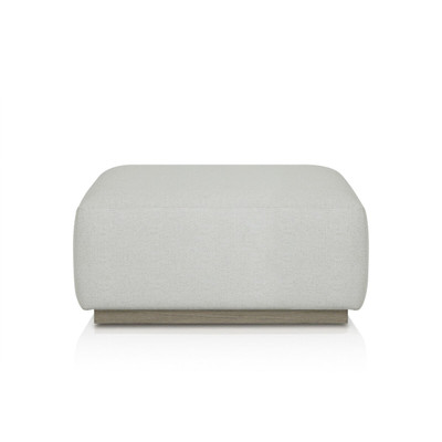Four Hands Lenox Outdoor Ottoman Piece - Washed Brown