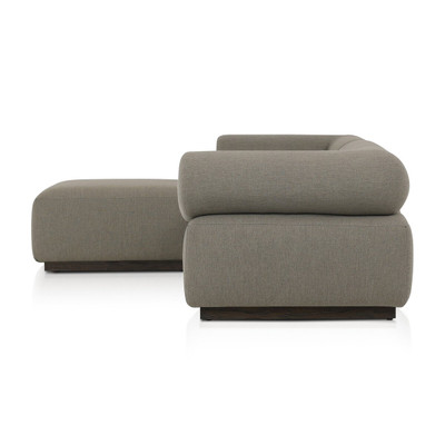 Four Hands Lenox Outdoor 3Pc Sectional w/Ottoman - Stained Saddle Brown