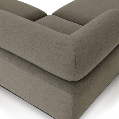 Four Hands Lenox Outdoor 3Pc Sectional w/Ottoman - Stained Saddle Brown