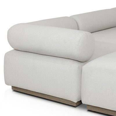 Four Hands Lenox Outdoor 3Pc Sectional w/Ottoman - Washed Brown