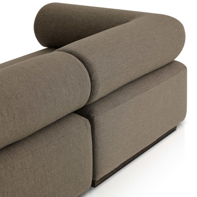 Four Hands Lenox Outdoor 5Pc Sectional - Stained Saddle Brown