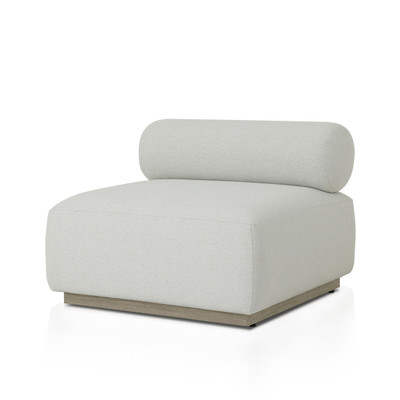 Four Hands Lenox Outdoor Armless Piece - Washed Brown