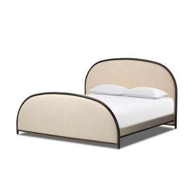 Four Hands Lamont King Bed - Savoy Parchment