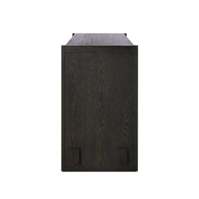Four Hands Aramis 6 Drawer Dresser - Smoked Black Oak Resawn