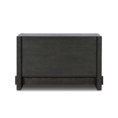 Four Hands Aramis Nightstand - Smoked Black Oak Resawn