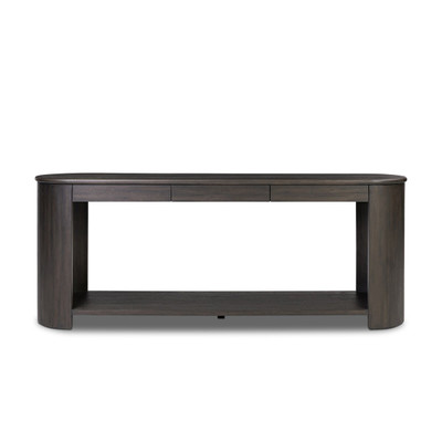Four Hands Farrow Console Table - Smoked Black