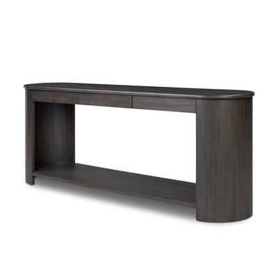 Four Hands Farrow Console Table - Smoked Black
