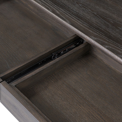 Four Hands Farrow Console Table - Smoked Black