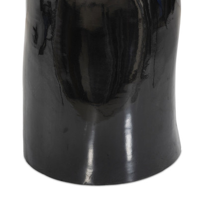 Four Hands Manon Dining Table - Glossy Black Cast Aluminum