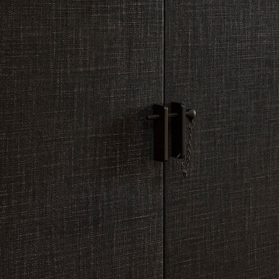 Four Hands Berlin Cabinet - Black Linen