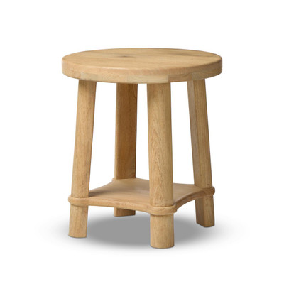Four Hands Daley End Table - Light Natural Mango