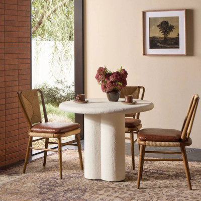Four Hands Grano Bistro Table - Plaster Molded Concrete