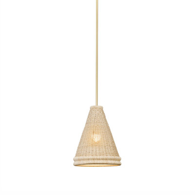 Four Hands Riata Large Pendant - Light Raffia