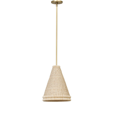 Four Hands Riata Large Pendant - Light Raffia