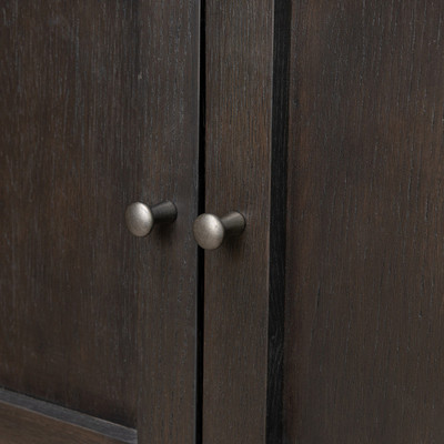Four Hands Alessio Cabinet - Smoked Black