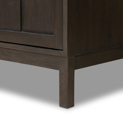 Four Hands Alessio Cabinet - Smoked Black