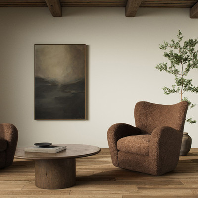 Four Hands Amelie Chair - Amber Shearling