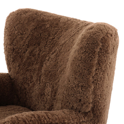 Four Hands Amelie Chair - Amber Shearling